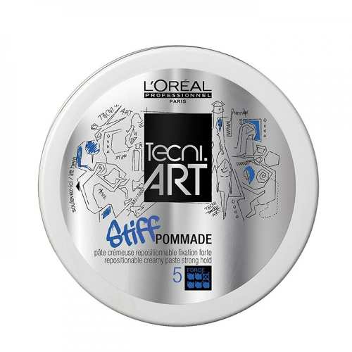 L'oreal Professional Paris Stiff Pommade, 75ml/2.5 fl oz Loreal Professional Paris Stiff Pommade on white background