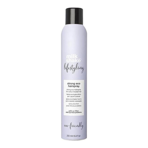 milk_shake Strong Eco Hairspray, 250ml/8.4 fl oz milk_shake Strong Eco Hairspray on white background