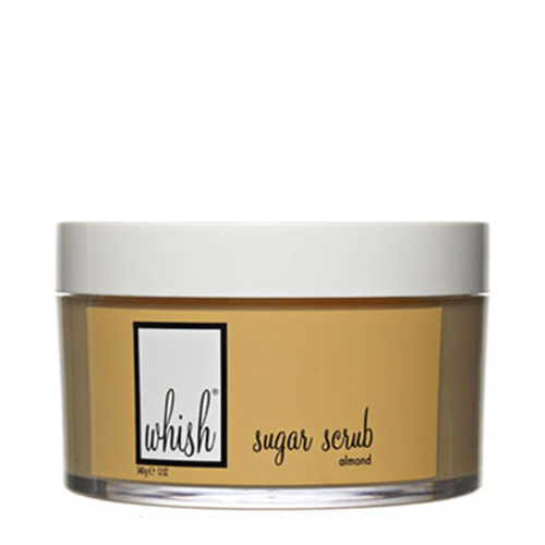 Whish Sugar Scrub - Lavender, 227g/8 oz Whish Sugar Scrub - Almond on white background