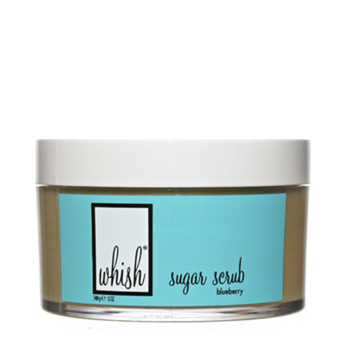 Whish Sugar Scrub - Lavender, 227g/8 oz Whish Sugar Scrub - Almond on white background