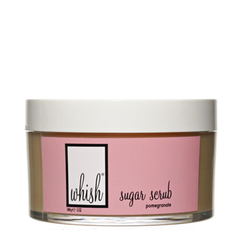 Whish Sugar Scrub - Lavender, 227g/8 oz Whish Sugar Scrub - Almond on white background