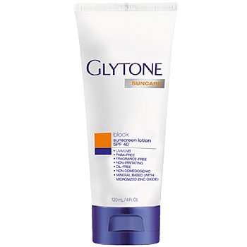 Glytone Sunscreen Lotion SPF 40, 120ml/4 fl oz Glytone Sunscreen Lotion SPF 40 on white background