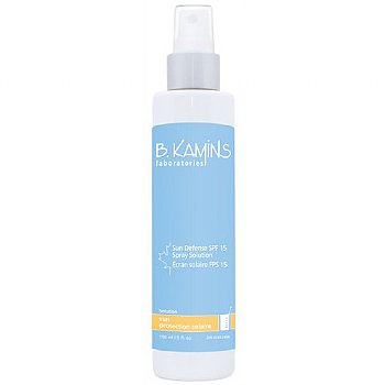 B Kamins Sun Defence Spray SPF 15, 150ml/5 fl oz B Kamins on white background