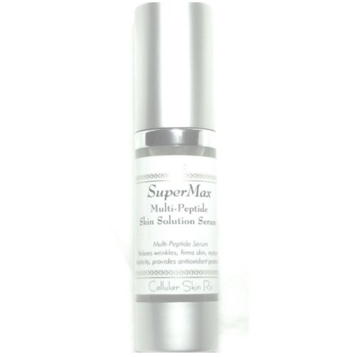 Cellular Skin Rx SuperMax Multi-Peptide Skin Solution Serum, 15ml/0.5 fl oz Cellular Skin Rx on white background