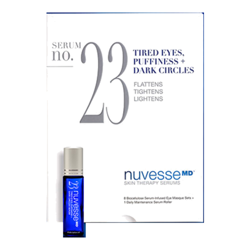 Nuvesse No. 23 Tired Eyes, Puffiness + Dark Circles Eye Mask Kit on white background