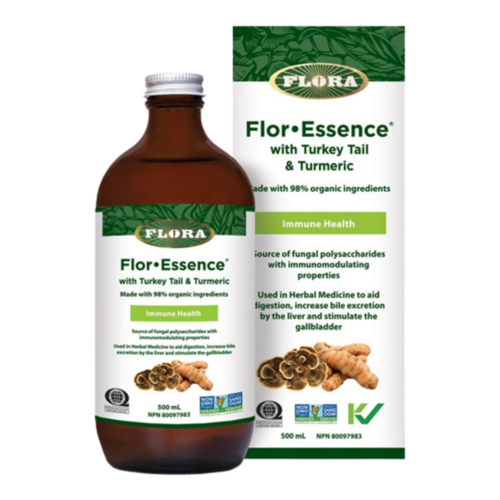 Flora Flor Essence with Turkey Tail, 500ml/16.91 fl oz