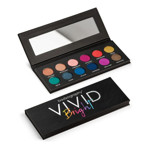 Bodyography Vivid Bright Palette, 1 piece Bodyography Vivid Bright Palette on white background