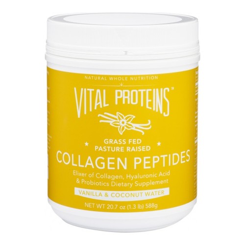 Vital Proteins Collagen Peptides - Vanilla and Coconut Water, 588g/20.7 oz Vital Proteins Collagen Peptides - Vanilla and Coconut Water on white background
