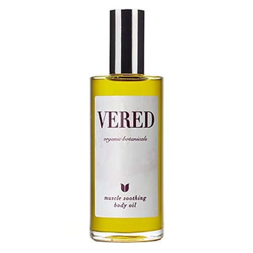 Vered Organic Botanicals Signature Scent Luxury Body Oil, 100ml/3.4 fl oz Vered Organic Botanicals Body Oil - Muscle Soothing on white background