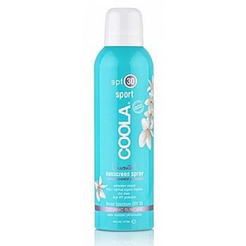 Coola Sport Continuous Spray SPF 30 Unscented, 180ml/6 fl oz Coola on white background