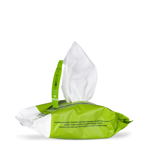 emerginC Scientific Organics Facial Cleansing Wipes on white background