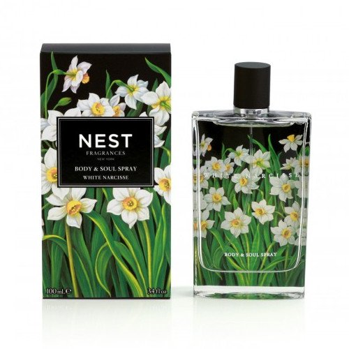 Nest Fragrances Orange Blossom Body & Soul Spray, 100ml/3.4 fl oz Nest Fragrances Bamboo Body & Soul Spray on white background