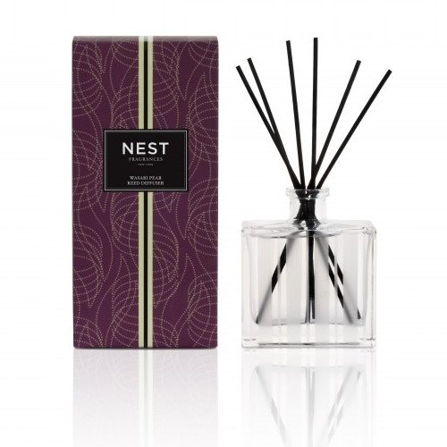 Nest Fragrances Wasabi Pear Reed Diffuser, 175ml/5.9 fl oz Nest Fragrances Bamboo Reed Diffuser on white background