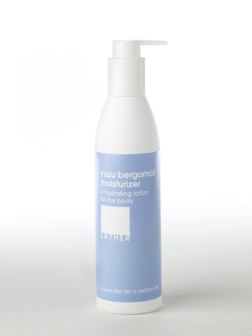 Lather Yuzu Bergamot Moisturizer, 236ml/8 fl oz Lather on white background